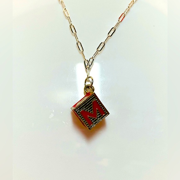 LV ZIPPER-PULL RED AND VIOLET WITH PAVOI 14K PLATED AND MARC JACOBS CUBE - Picture 11 of 12